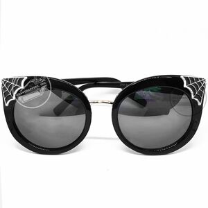 Silver Mirror Spiderweb Sunglasses Handmade OOAK Goth Lolita Punk Next D…